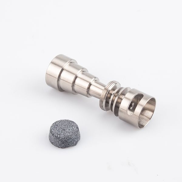 CSYC T014 Accessoires pour fumeurs 10/14 / 18mm Clou en titane Moon Rock 6 en 1 pour bong en verre Dab rig