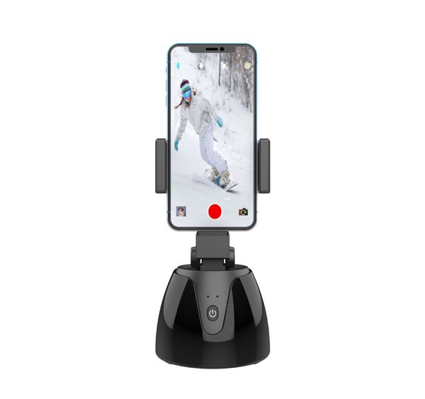 CT01 Caméra de suivi automatique du visage Stabilisateur de cardan Support de prise de vue intelligent 360 Rotation Selfie Stick Trépied pour l'enregistrement vidéo Vlog en direct