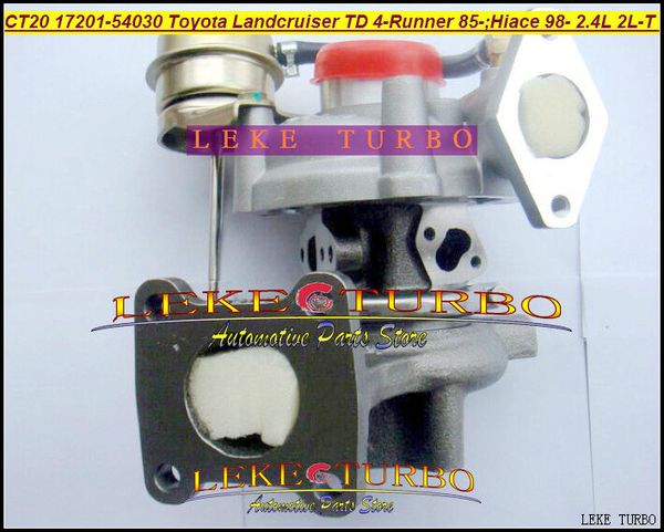 Turbocompresseur CT20 17201-54030 17201 54030 1720154030, pour TOYOTA Landcruiser LJ70 HILUX HIACE 4-Runner 85-89 2LT 2L-T 2,4l