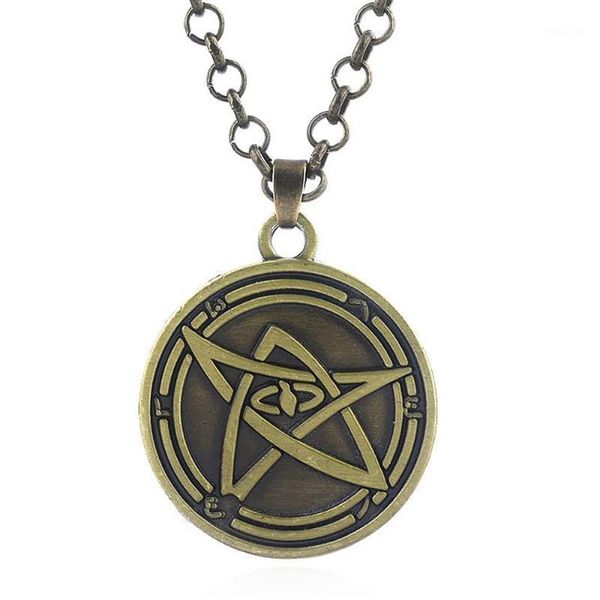 Cthulhu Mythos Collar Necronomicon Culto Clan Mito Cosmos Símbolo Estrellas Universo Colgante Collar para Mujeres Hombres Gargantilla Llavero1267T