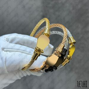 Bracelet FD Bijoux de créateurs femme bracelet or femme bracelet cubain hommes bracelets d'or