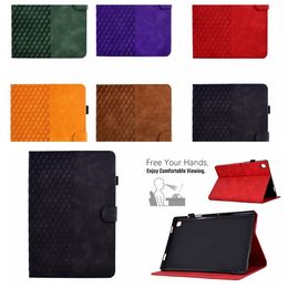 Cube Diamond Grain Leather Wallet Cases para Ipad Mini 6 1 2 3 4 5 7.9 Mini6 8.3inch Fashion Business PU Flip Cover Ranura para tarjeta de identificación de crédito Soporte a prueba de golpes Imán Funda para tableta