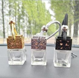 Cube creux de parfum de voiture de parfum Bouteille de recul