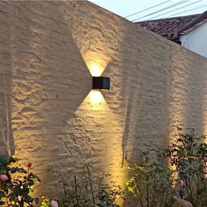 Kubus LED Wandlampen Modern omhoog Down SCONCE LICHTING BELAND BUITEN LAMP Indoor Usalight