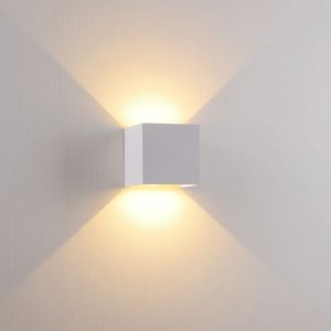 Cube LED lampes murales moderne haut vers le bas applique luminaire extérieur lampe intérieur USASTAR