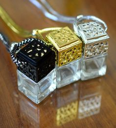 Cube Perfume Bottle Car suspendu 5 ml Faisiteur d'air de parfum pour les huiles essentielles