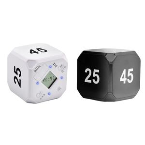 Cube-Timer Kookwekker Zwaartekrachtsensor Flip Meditatietimer Voor Tijdmanagement En Aftellen 5-15-25-45 Min 240308