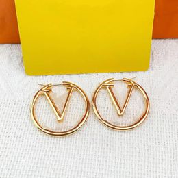 Boucles d'oreilles en zircone cubique goujons plaqué or créoles de luxe pour les femmes orrous filles designer bijoux boucle d'oreille Saint Valentin cadeau fiançailles ohrringe vintage