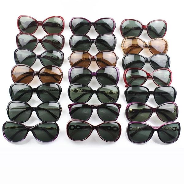 Cubojue 10 unids/lote, venta al por mayor, gafas de sol polarizadas para mujer, gafas de sol para mujer, conducción, antirreflectante, venta en lote