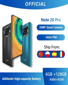 Cubot nota 20 Pro Quad Camera Smartphone NFC 6GB128GB 65 pulgadas 4200mAh Android 10 Dual SIM Teléfono 4G LTE Celular Note201700401