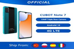 Cubot Note 7 Smartphone Triple caméra 13MP 4G LTE 55 pouces écran 3100mAh Android 10 double carte SIM téléphone portable Face Unlock4014728