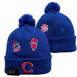 CUBS Beanie CHICAGO Beanies SOX LA NY équipe de Baseball nord-américaine Patch latéral hiver laine Sport tricot chapeau casquettes de crâne A