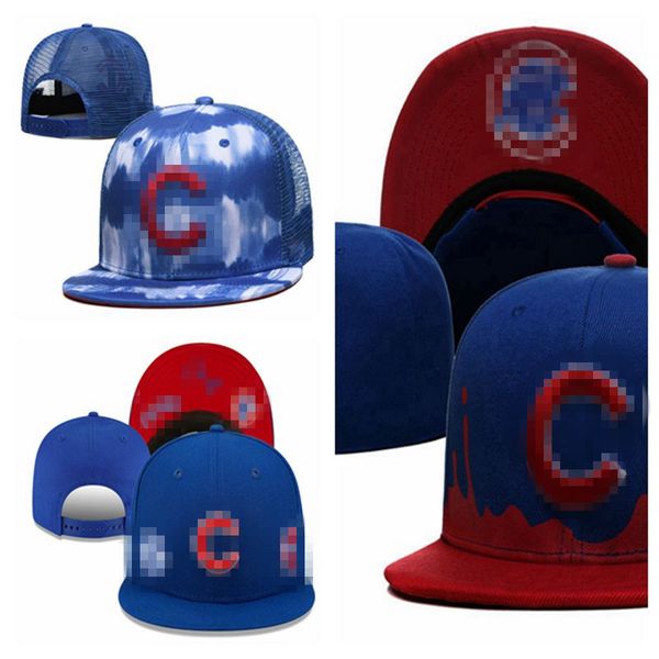 Cubses- C lettre Snapback Caps hommes femmes Hip Hop baseball Chapeaux Os gros sports en plein air