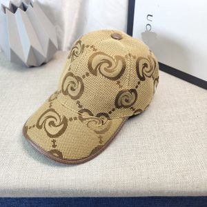 Cucci Baseball Cap Classic Luxury Designer Originele G Canvas Baseball Hat Italiaanse mode Casual Sun Hat voor mannen en vrouwen