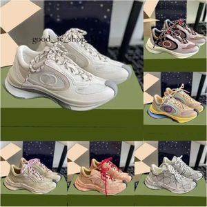 Cucci Run Sneakers Designer Chaussures Men Femmes Casual Gugcci Chaussures Fashion Cuir Rubber Sole Mesh Platform Sneakers de haute qualité Chaussures extérieures Taille 35-45 891