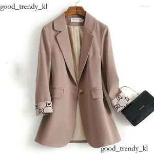 cucci Damespakken Blazers Lente Herfst Blazer Mode Lange mouwen Pakken Werk Kantoor Casual Blazer Jassen Vrouw Jas 111