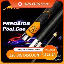 Keu Biljartkeus PREOAIDR 3142 Pool Carbon Maple Shaft Black Technology Stick 12 5 11 8 10 8mm Rainbow Tip PREDATOR Uniloc Joint 2303