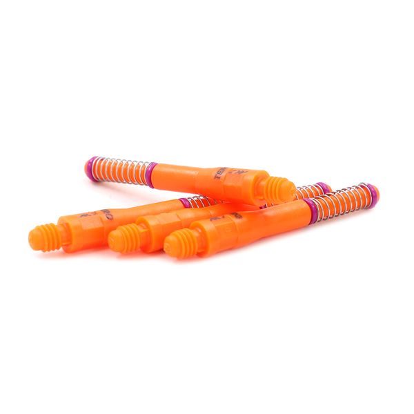 CUESUL 4 PCS AK7 SHAFTS DE DART ARRILLADO ENTRADO TELESCÁPICO-ORANGE