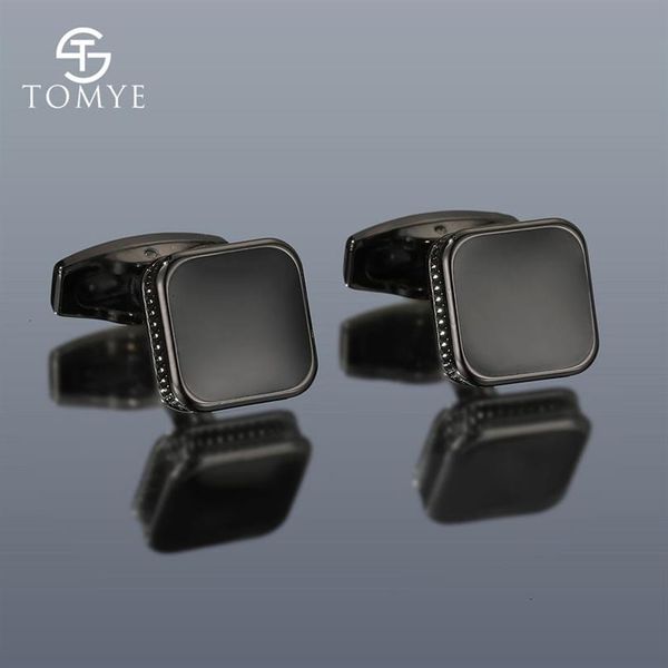 Cuff Links Cufflinks for Men Tomye XK20S056 Fashion Fashion Square Metal Shirt Cuff Cuff pour cadeaux2939