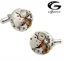Gemelos precio de fábrica al por menor reloj gemelos para hombres Vintage acero inoxidable reloj único diseño de movimiento gemelos 230719