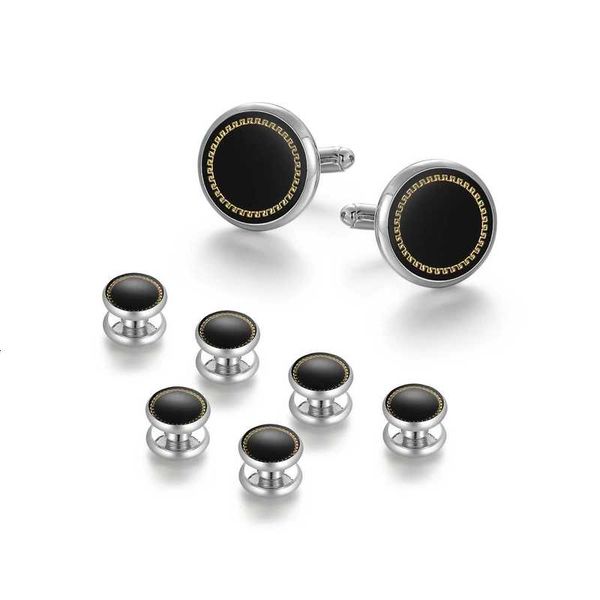 Liens de manchette Luxury Cuff Links pour hommes de la chemise de chemise française classique de haute qualité avec boîte PBRL