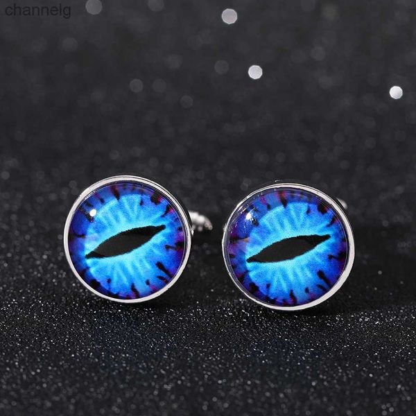 Gemelos Personalidad 15 estilos Tu eres mi ojo Tiempo Gemelos con gemas Agujero negro Gemelos con globo ocular para hombres Camisa para niños Botón de manga Regalo YQ231128