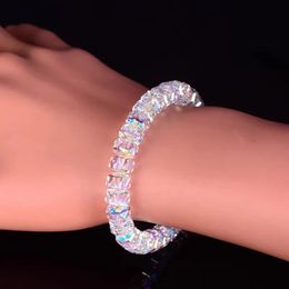 Manchette Bracelets de luxe pour femmes cristal autrichien AB Strand Bracelet cadeau bijoux perle barcelet ami bijoux accessoires gril 231116