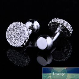 Boutons de manchette pour bijoux chemise hommes mode marque cristal bouton de manchette en gros bouton de haute qualité invités de mariage