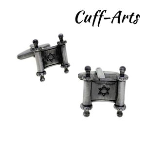 Boutons de manchette pour homme Religion juive Boutons de manchette Cadeaux pour homme Gemelos Gemelli Spinki par Cuffarts C10449