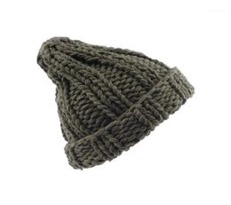 Cuhakci inverno lã crânios malha grossa feminino manter quente gorro de algodão crochê feminino cor adulto casual hat11329899