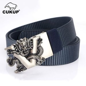 Cukup Unique Design V Modèles boucles Metal Met Met Men's Good Quality Nylon Belts Men Accessories 3 5cm Largeur CBCK266 2829