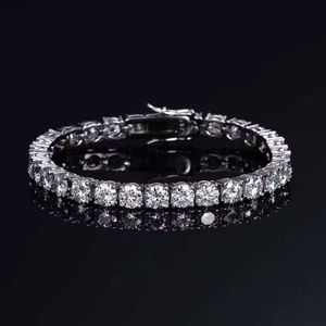 Bijoux en diamant de culture S925, argent certifié Igi, 5mm, excellente coupe, diamant synthétique Hpht, Bracelet de Tennis en diamant cultivé en laboratoire