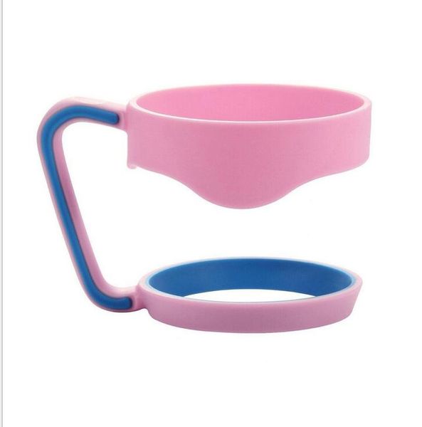 Poignées de tasse 7 couleurs poignées en plastique portables pour tasses de voiture 30OZ supports en plastique parfaits pour les tasses à café 30OZ