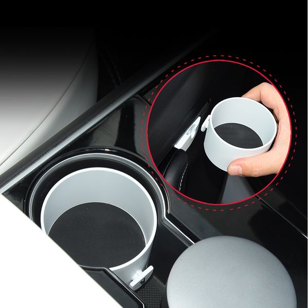 Adaptateur de porte-gobelet Tesla Model 3 Tesla Model Y Accessoires Car porc-tasse Coupte de gobele