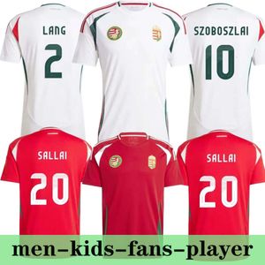 Copa Hungría Soccer Europe Jersey 2024 Szoboszlai Gazdag Nagy Attila Kerkez Nego Roland Football Shirt National Team 24 25 Home Away Men Kits Kit Jugador