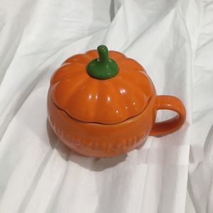 Tasse ins, une petite citrouille avec une valeur faciale élevée, une belle tasse de citrouille en céramique, une tasse de petit-déjeuner avec couvercle, une tasse de yaourt, une tasse d'eau, une citrouille d'Halloween