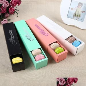 Cupcake 6 colores Aron Packaging Wedding Candy Favors Gift Cajas de papel láser Rejillas Caja de chocolates / Caja de galletas Entrega de entrega Home Garde Dhauc