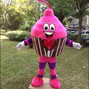 Cupcake Christmas Mascot Costumes Halloween Cartoon tenue Tigué Carnival Bilday