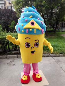 Cupcake glace mascotte costume personnalisé fantaisie kits d'anime mascotte déguisement carnaval costume41308
