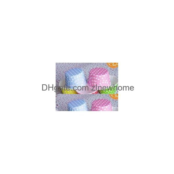 Cupcake Paper Cake Cups Cases Bake Cup Muffin Wrappers Mix Couleurs Kd1 Drop Delivery Maison Jardin Cuisine Salle À Manger Bar Ustensiles De Cuisson Dhcre
