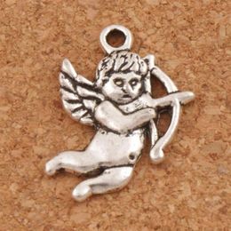 Cupido Angel Charms Hangers 100 stks veel Antiek Zilver Sieraden Bevindingen Componenten DIY L107 22 3x15 8mm238a