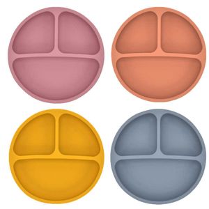 Tasses Vaisselles Ustensiles Assiette à manger en silicone sans danger pour bébé Vaisselle pour enfants de qualité alimentaire