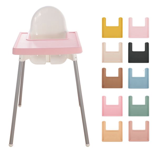Tasses Vaisselle Ustensiles Chaise haute pour enfants Set de table Tapis de table en silicone tout compris Accessoires d'alimentation pour bébé Étanche Facile à nettoyer Sans BPA 230506
