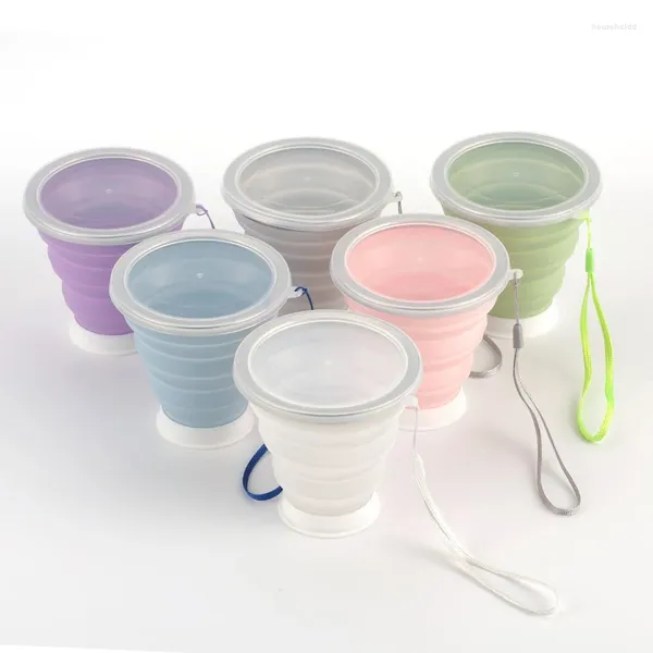 Tasses Saucers 1 pièce 320 ml tasse de voyage en silicone