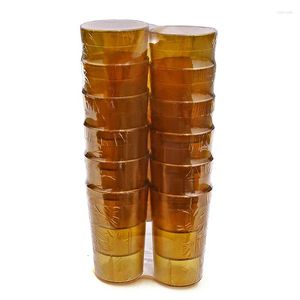 Tasses Saucers 12pcs / emballage Plastique Tobeteur empilable Restaurant Douzen Dozen Quality Tumblers Réutilisable Cafe Bar Bottle Tecup