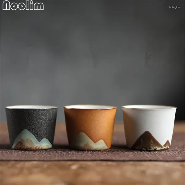 Tasses Saucers 1pc Papin de thé en céramique à main