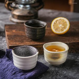 Cups Saucers 1pcs Japanese Style Ceramic Coffee Cup Porcelain Personal Single Pottery Tea Drinkware Wine Mug Water Mugs