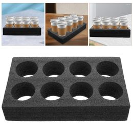 Tazas, platillos, 2 uds., portavasos para té de la leche, bandeja portadora de café, contenedores desechables para alimentos, herramienta para llevar, caja de vidrio para bebidas de algodón perlado