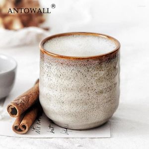 Tasses Saucers antowall chinois en céramique thé tasse klin klin 200 ml en porcelaine tasse tasse à main chaude cadeau de café