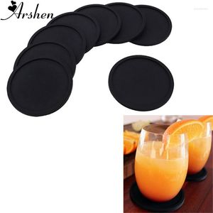 Arshen – tapis de tasse rond en Silicone, plateaux à thé, isolation thermique, napperons de Table antidérapants, coussin pour boissons au café